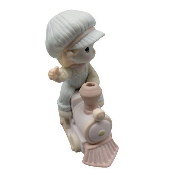 Ensco Prescious Moments All Aboard Birthday Club 1992 4.25" B0007 Indonesia - Picture 3 of 8